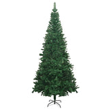 'Vidaxl 8 Ft Artificial Christmas Tree - Dense And Stunning Green Pvc Tree With Steel Stand - Perfect For Indoor And Outdoor Christmas Decorations