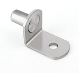1/4 Inch Shelf Pegs,40Pcs Bracket Support Pins L-Shaped Holders for Cabinets,Shelves,Wodrob,Nickel Plated