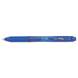 Pentel BL107C EnerGelX Retractable Roller Gel Pen, 7mm, Blue Barrel/Ink, Dozen