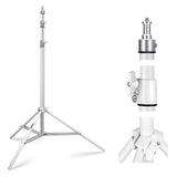 NEEWER Light Stand for Photography 87 - 200 cm, Tripod Stand with Spring with 28 mm Thicker Tube for Ring Light/LED Light/Strobe