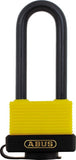 ABUS 70/45HB63 Weatherproof Lock with 2 Keys for Outdoor, Storage, Marine, 1.93in (49mm) Wide, Long Shackle
