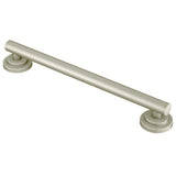 Moen YG0712BN Bathroom Safety 12Inch Stainless Steel Modern Bathroom Grab Bar, Brushed Nickel