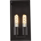 Living District Modern Home Decorative Voir 2 Lights Wall Sconce In Black