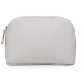 kamumanni Small Cosmetic Bag for Women, Small Beauty Bag for Purse, Travel Makeup Organizer Pouch with Zipper (Light Grey)