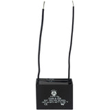 Appli Parts Fan Capacitor 8 mfd (microfarads) uf 250 VAC with 2 Wire Terminal Connections Compatible with Any Brand with Same ca