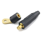 WeldingCity Tweco/Lenco Style TwistLock Insulated Male Connector and Female Terminal Adapter for Welding Cable #42/0 (2550mm)