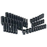 DEWALT Impact Socket Set, MM/SAE, Combination Set, 1/4Inch Drive, 48Piece (DWMT19251)