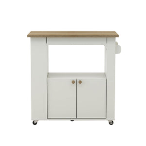 Anderson Teak Aston 33.5' Kitchen Cart, Small, White