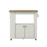 Anderson Teak Aston 33.5' Kitchen Cart, Small, White