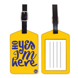 Nutcase Designer Luggage Travel Baggage Tags Single Tag With Name Card Inside IM Here