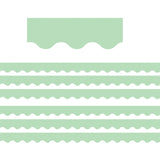 Teacher Created Resources Mint Green Scalloped Border Trim, 35 Feet Per Pack, 6 Packs