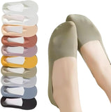 No Show Socks 2 Pairs For Women Non Slip Low Cut Liner Flat Breathable Stretchy Invisible Summer Thin Hidden
