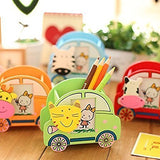 GOLD LEAF Car Wooden Stationary/Pencil Holder & Photo Frame | Party Return Gift