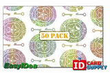 Qty: 50 | Shield and Key ID Card Hologram Overlay with Adhesive Back