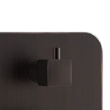 Pulse Showerspas 3007-Rivd-Mb Two Way Tru-Temp Pressure Balance 1/2 Rough-In Valve With Square Oil-Rubbed Bronze Trim Kit