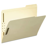 Smead Fastener File Folder, 2 Fasteners, Reinforced 1/3Cut Tab Right Position, Letter Size, Manila, 50 per Box (14538)