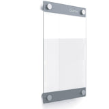 Quartet Glass Whiteboard, Magnetic Dry Erase Board, 11 x 17, with Customizable Templates, White Dry Erase Surface, Infinity (G