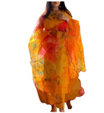 PATLANI Women's Full Stitched Solid Salwar Suits With Floral Printed Dupatta.