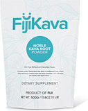 FijiKava Instant Kava Kava Powder 500g - Premium Kava Root Powder with High Kavalactone Content - Natural Relaxation Aid for Cal