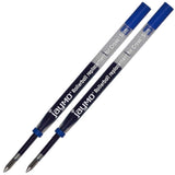 Jaymo Replacement for Cross Slim 89102 Measures 4 in / 102 mm Long Gel Rolling Ball Pen Refill 2 Blue