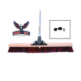 FlexSweep Unbreakable Commercial Push Broom (Contractors 30 Inch) Fine Bristles