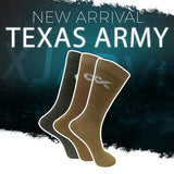 Xjarvis Texas Army Mens Cotton Formal Socks Calf-Length Long Socks For Office Dress Daily Use Odour-Free Breathable Sweat Control Soft Elastic Comfortable Wear Pack Of 12,Army,,B0CQG76RPP
