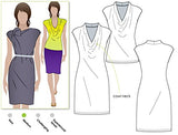 Style Arc Sewing Pattern Franki Dress or Top (Sizes 0416)