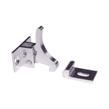 10 Pack Rok Hardware Extra Heavy Duty Elbow Latch Cabinet Door/Window Catch Nickel Finish with Screw