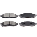 ECCPP D1015-7918 Front Semi Metallic Disc Brake Pad Set Fit For INFINITI QX56 2004-2006,For Nissan Armada 2005-2006,For Nissan P