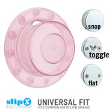 SlipX Solutions Bottomless Bath | Overflow Drain Cover for Tub | Best Gifts for Mom, Spa & Bath Accessories | Drain Block, Water