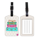 Nutcase Designer Luggage Travel Baggage Tags Single Tag With Name Card Inside Bags