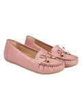 Shoetopia Women'S Block Heel Loafers Peach (3 Uk),Peach,3,B0D14DDBFN
