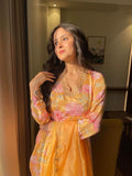 Shienzy Women'S Cotton Blend Kurta Set (1500Shz_Mustard_S)