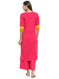 Gosriki Women'S Cotton Kurta (Kur190053-M_Medium_Multicoloured),Medium,,B07QFGFN5P