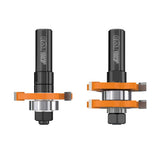 CMT 800.626.11 2Piece Tongue & Groove Set, 1/2Inch Shank