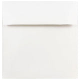 JAM PAPER 8 x 8 Square Invitation Envelopes - White - 25/Pack