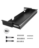 VEVOR 33 Wide Under Desk Drawer Slide Out, Under Desk Mounted Pull-out Drawer Attachment, Hidden Desktop Storage Organizer, Unde