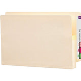 Smead End Tab File Pocket, Reinforced StraightCut Tab, 13/4 Expansion, Manila Gusset, Legal Size, Manila, 25 per Box (76114)