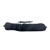 Trendivibe Stuffable Neck Pillow For Travel Soft Headrest Fillable Pillow Black