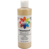 Delta Creative Ceramcoat Acrylic Gleam Paint (8 Ounce), 02604 Metallic Gold