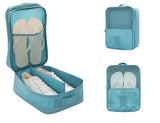 Mereava Multipurpose Travel Shoe Bags With Two Layer Design Waterproof Footwear Organiser Portable Shoe Storage Toiletry Bag
