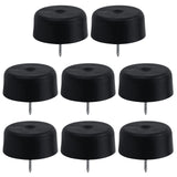 Antrader 8-Pack Nail On Heavy Duty Cabinet Sofa Feet Furniture Riser Furniture Glides and Sliders 1.77 Dia. Floor Protector