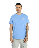 Manchester City Essentials Mens Tee - Blue - Small