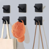 EDMILE Adhesive Towel Hooks 6 Pack, Bath Towel Hooks, Adhesive Wall Hooks for Bathroom Coat Robe Kitchen, Stainless Steel self-A