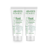 Jovees Herbal Foot Care Cream & Scrub | 2in1 Formula for Rough, Dry & Cracked Heels | Moisturizing Heel Repair with Jojoba & S