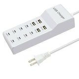 USB Charger, 12-Port Charging Station (4 USB-A Ports and 8 USB-C Ports) Compatible with Multiple Devices for iPhone 15/14/13/12P