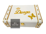 DURGA TRUNK Acrylic Customize Trunk Gift Box (offWhite, Medium) Rectangular