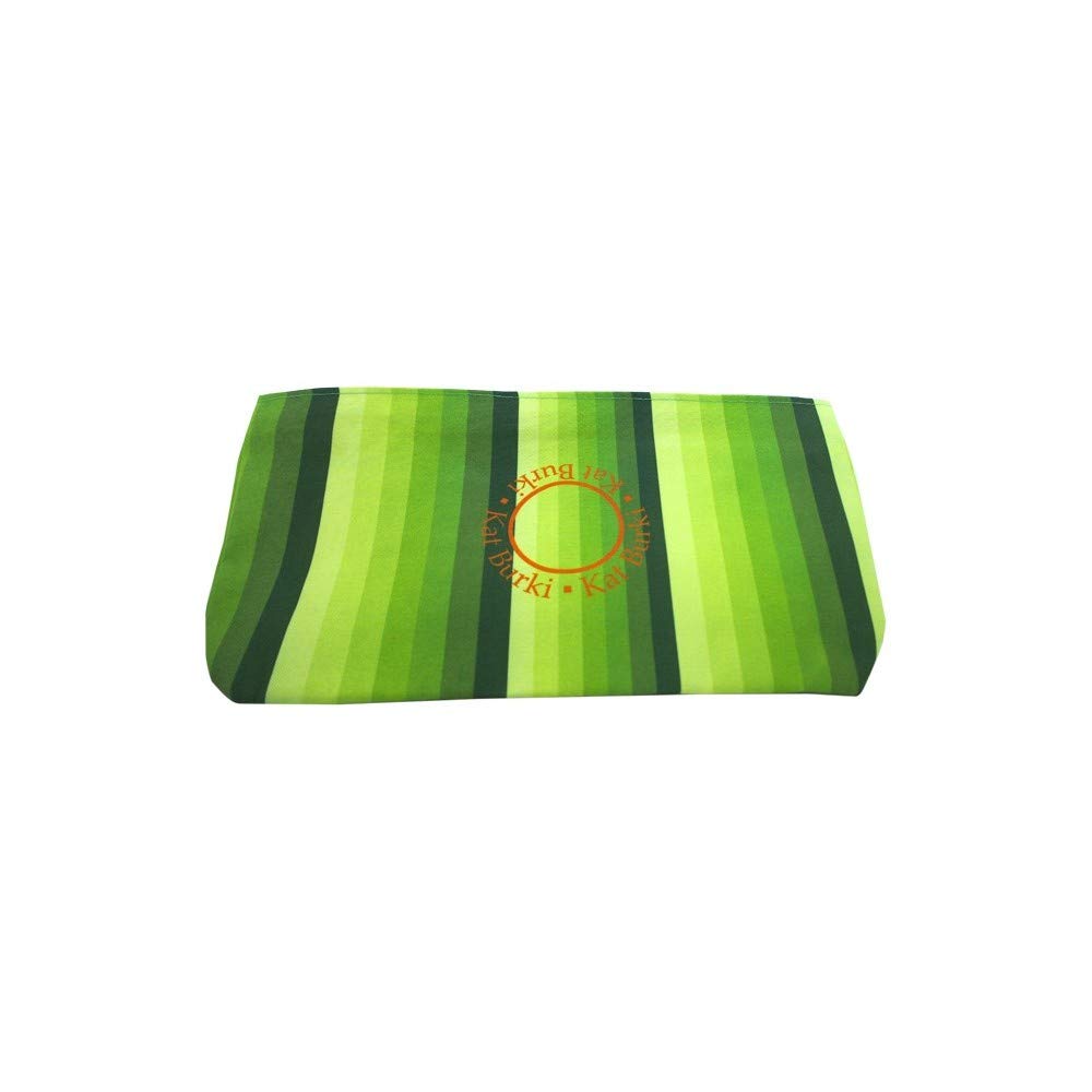 Stripe Travel Case - Green Kat Burki Bag 1 Pc Women