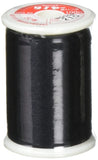 Superior Threads Tire Silk #50 3-Ply 50-Weight High Sheen Silk Embroidery Quilting Sewing Thread - 109 Yard Spool (#210 Black Bl
