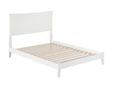AFI, Metro, Low Profile Wood Platform Bed, Full, White